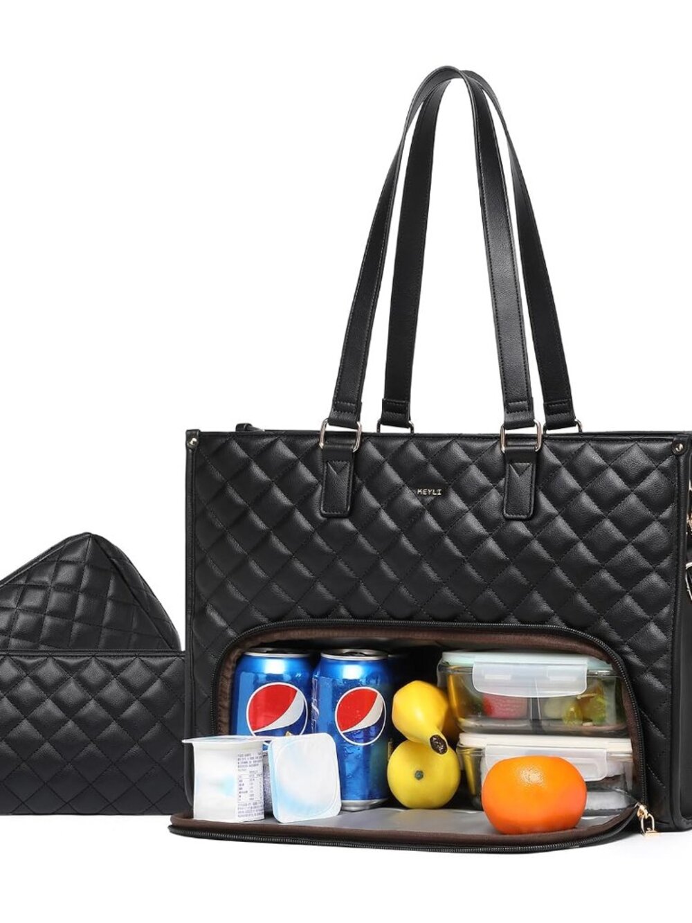 Lunch Tote bag for Women,15.6 Inch Laptop Work Bag, office 3PCS Sets